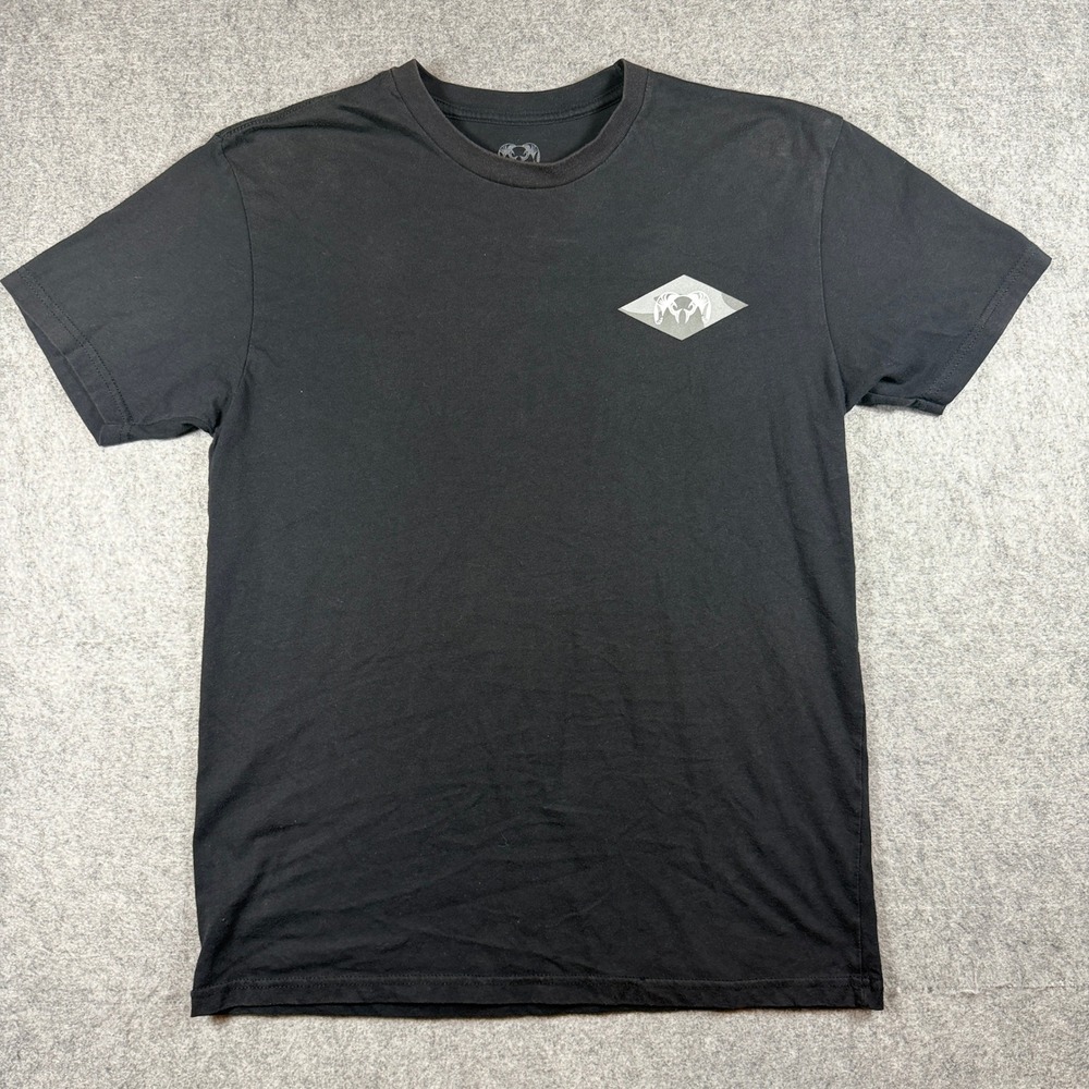 KUIU Mens Ultralight Hunting Graphic T Shirt Medium Black Cotton Blend Logo